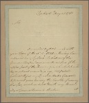 Letter to Maj. Gen. [William] Phillips
