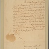 Letter to Gov. [Benning] Wentworth, New Hampshire