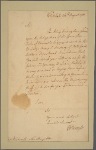 Letter to Gov. [Benning] Wentworth, New Hampshire
