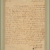 Letter to Robert Carter, Williamsburgh, Va.