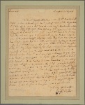 Letter to Robert Carter, Williamsburgh, Va.