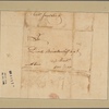 Letter to Dirck Brinkerhoff, New York