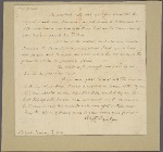 Letter to John V. Henry, Albany