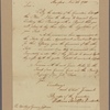 Letter to Gov. [Thomas] Jefferson [Virginia]