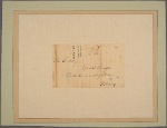 Letter to Gen. [Philip] Schuyler, Albany