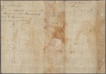 Letter to Gen. [Horatio] Gates