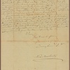 Letter to Elisha Boudinot, Hanover, N. J.