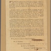 Letter to the Superiors of the county of Albany