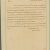 Letter to [James] Monroe, Oakhill, Va.