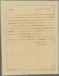 Letter to [James] Monroe, Oakhill, Va.