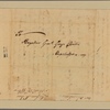 Letter to Gen. George Clinton, Kingsbridge