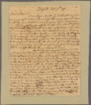 Letter to Doctor [Eleazar] Wheelock [Hanover, N. H.]