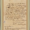 Letter to Gen. [Philip] Schuyler, Lake George