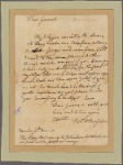 Letter to Gen. [Philip] Schuyler, Lake George