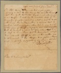 Letter to Peter V[an] B[rugh] Livingston