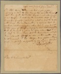 Letter to Peter V[an] B[rugh] Livingston