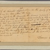 Letter to the Moderator of the last Consociation in Windham County