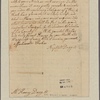 Letter to Henry Daggett [Col. Swift's Regt. H. Qtrs.]