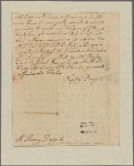 Letter to Henry Daggett [Col. Swift's Regt. H. Qtrs.]