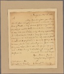 Letter to Cadwallader Colden