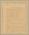 Letter to William Vernon, New-port