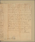 Letter to William Vernon, New-port