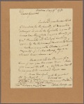 Letter to Artemas Ward [Shrewsbury, Mass.]
