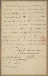 Letter to Jeremiah Wadsworth, Hartford