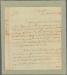 Letter to Joshua Wentworth