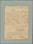 Letter to Leonard DeNeufville