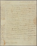 Letter to John Hancock, Philadelphia