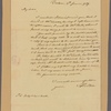 Letter to Mrs. Holten, Danvers