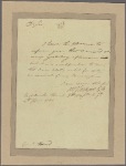 Letter to Gen. [Edward] Hand