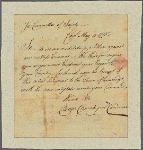 Letter to Gen. [John] Thomas, Plymouth