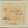 Letter to Gen. [John] Thomas, Plymouth