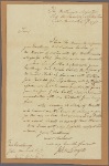 Letter to Gov. John Hancock, Boston