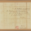 Letter to Gov. John Hancock, Boston