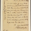 Letter to Charles Lee