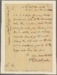 Letter to Charles Lee