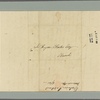 Letter to Lafayette Foster, Norwich