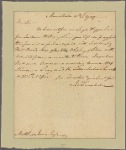 Letter to Matthew Irwin, Philadelphia