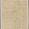 Letter to [Aaron Burr, Paramus, N. J.]