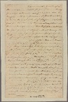 Letter to [Aaron Burr, Paramus, N. J.]