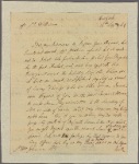 Letter to Sir William Johnson