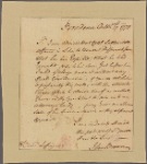 Letter to Christopher Leffingwell