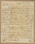 Letter to William Eustis, Washington