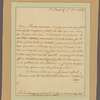 Letter to M. Boulaing, Paris