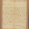 Letter to Thomas Sykes, London