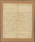 Letter to Thomas Sykes, London