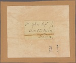 Letter to Thomas Sykes, London